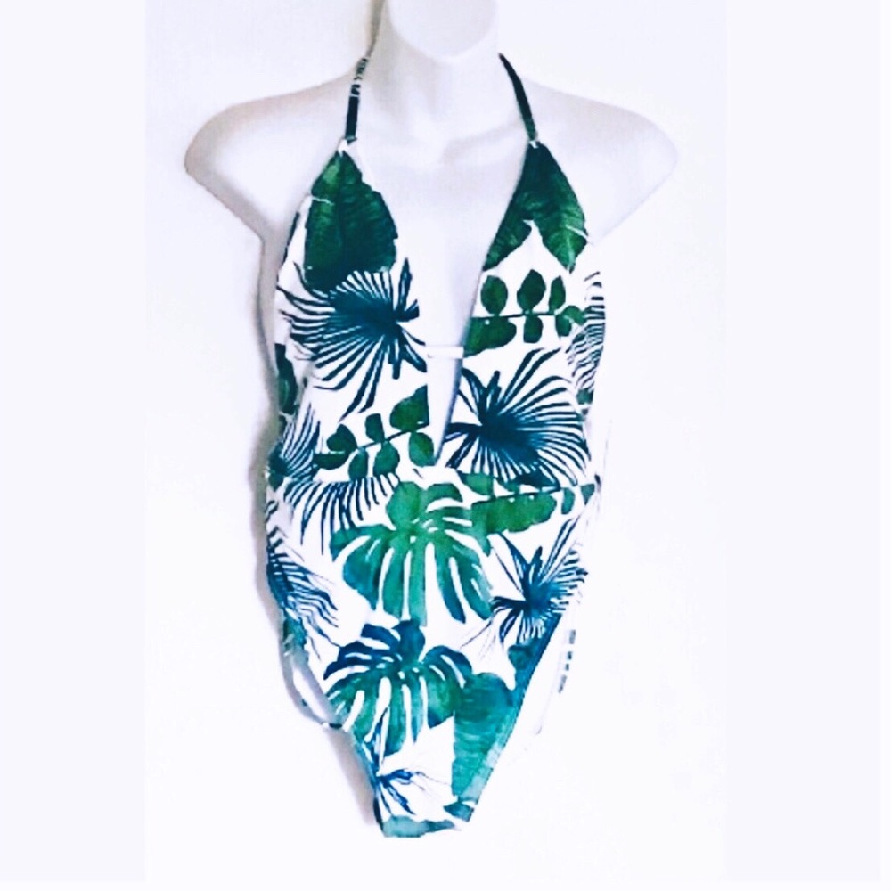 The Bikini Lab Palm Fronds One-Piece Swimsuit - Picture 2 of 6